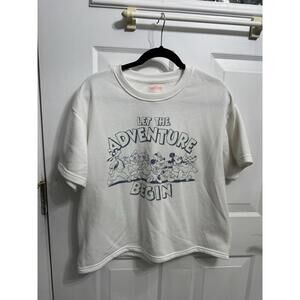 Primark Mickey and Friends "Let the Adventure Begin" Shirt Size M